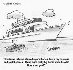 business taxes and sales