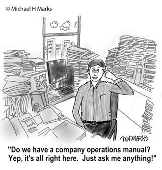 Tip #67: A company operations manual can be very helpful in selling a business!