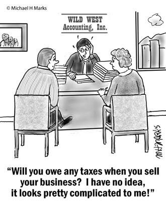 Tip #102: Qualified accounting and tax advice is essential in the sale of a business!