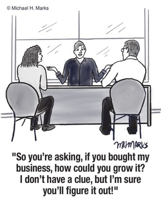Tip #133: Providing a solid growth plan can help sell a business.